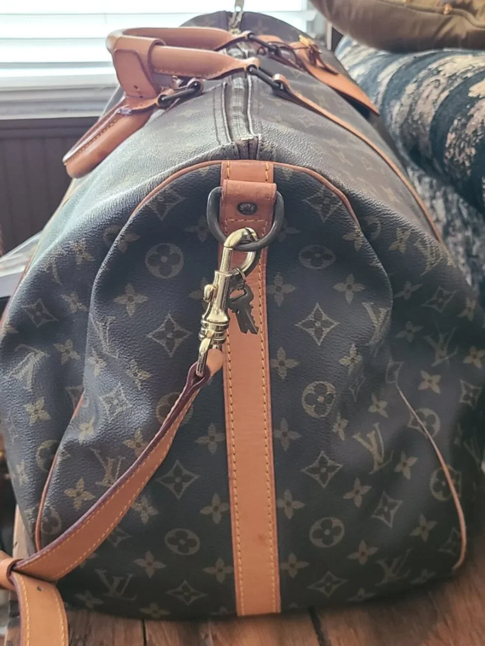 Louis Vuitton Keepall Bandouliere 55 Monogram Vintage 1984 w/ Original Strap